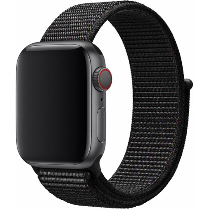 Correa devia para apple watch 42/44/45/49mm loop preto