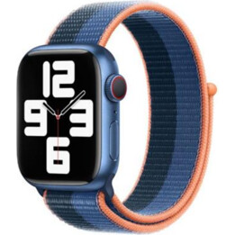 DEVIA-Armband für Apple Watch 42/44/45/49 mm Loop DUO Pinch Blue/Mitternachtsschwarz
