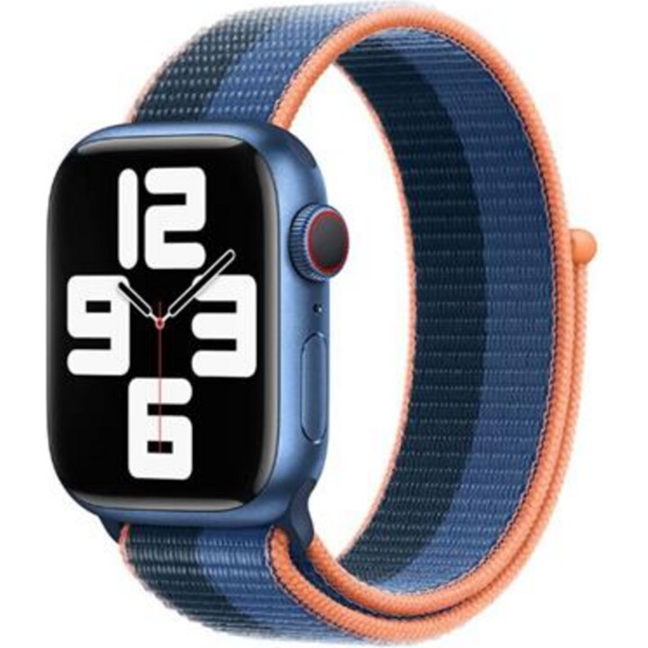 DEVIA STRAP FOR APPLE WATCH 42/44/45/49MM LOOP DUO PINCH BLUE/MIDNIGHT BLACK