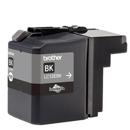 Brother LC12EBK cartuccia d'inchiostro 1 pz Originale Nero