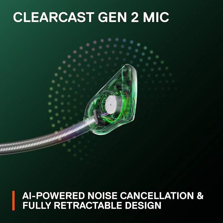 Steelseries Arctis Nova 7x Auscultadores Sem Fios e Com Fios Arco Gaming USB Tipo C Bluetooth Preto, Verde