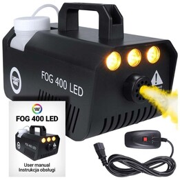 Gerador de fumaça LED LIGHT4ME FOG 400 para DJ pequeno