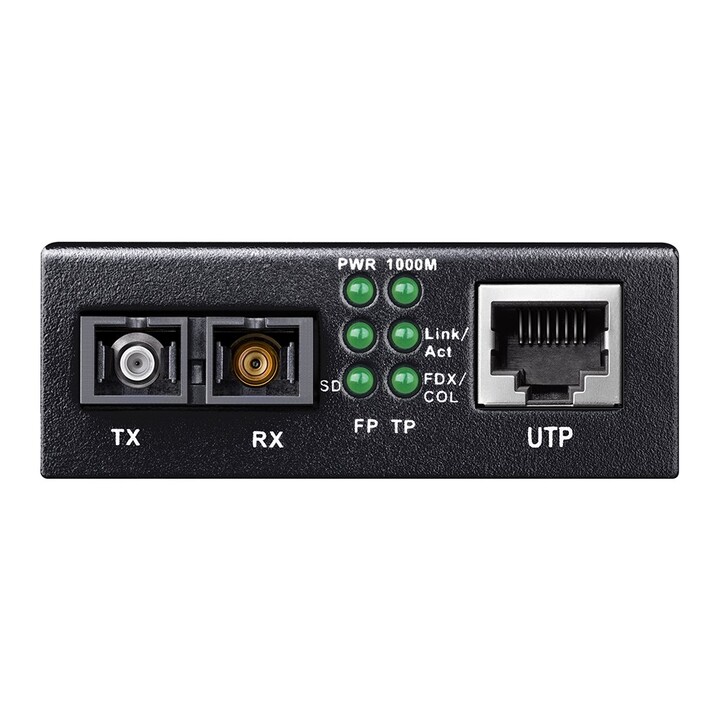 Cudy MC100GSB-60A convertidor de medios Gigabit Ethernet negro