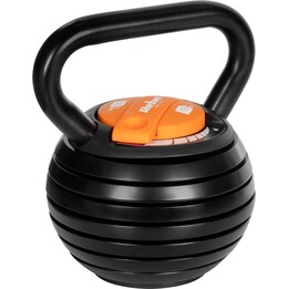 Kettlebell ajustável em ferro fundido 18kg, REBEL ACTIVE