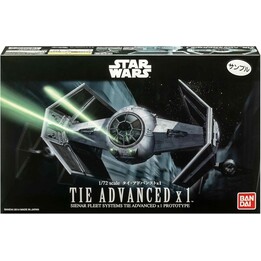 Bandai Star Wars Tie Advanced 1/72 Kit de modelo de plástico
