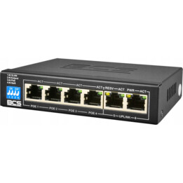 BCS-B-SP0402 Conmutador PoE para 4 cámaras IP