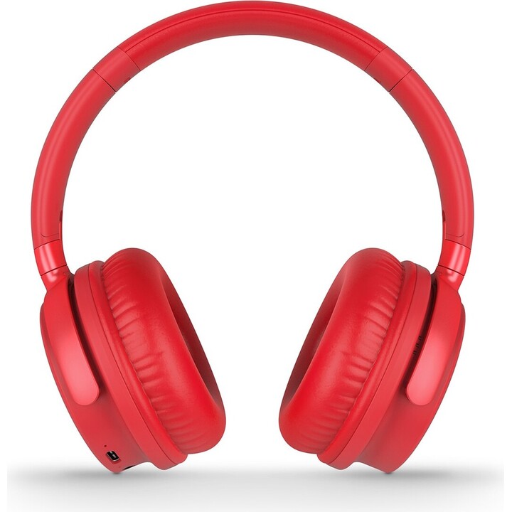 Cuffie ad archetto con Bluetooth ENERGY SISTEM Style 3 - USB tipo C · BT · Microfono · Rosso