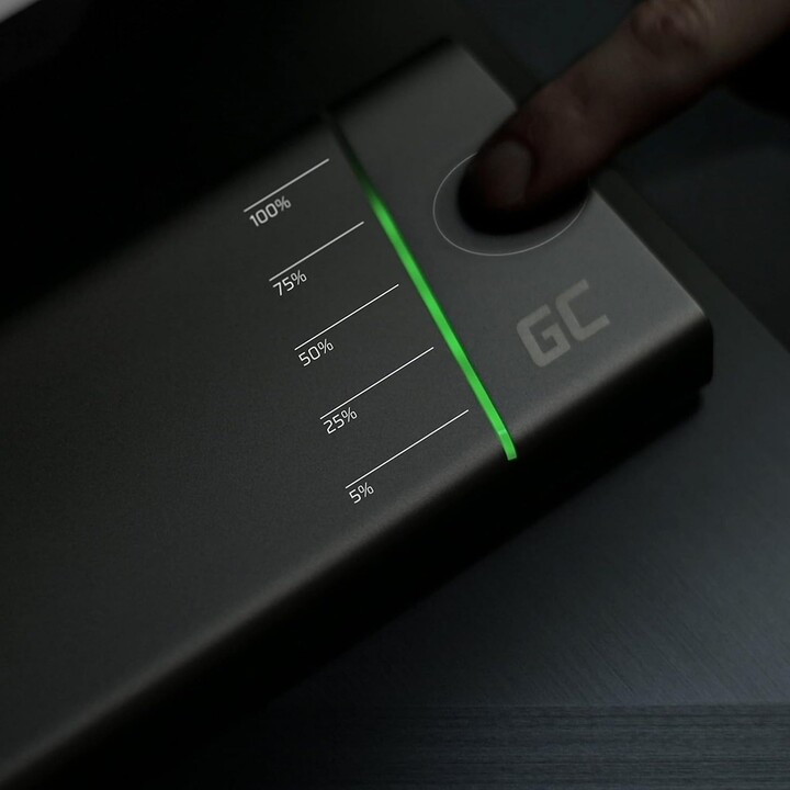 Green Cell PowerPlay Ultra banque d'alimentation électrique Lithium-Ion (Li-Ion) 26800 mAh Graphite