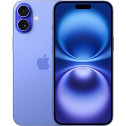 Apple iPhone 16 Plus 256GB, teléfono móvil 5G con Apple Intelligence, control de cámara, chip A18, Azul Ultramarino