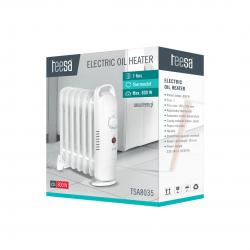Teesa TSA8035 Calentador eléctrico de aceite blanco 800 W