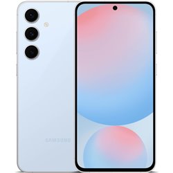 SAMSUNG Galaxy S24 FE AI Téléphone, Smartphone Android débloqué 128 Go, Appareil photo haute résolution 50MP, Bleu