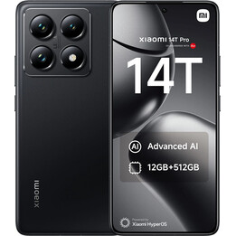Xiaomi 14T Pro 5G, 12 GB 512 GB, Smartphone mit 6,67 AI Display, Dual Sim, Titan Black