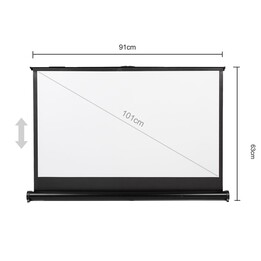 Maclean 40" 16:9 Tela de projeção portátil de mesa compacta MC-962