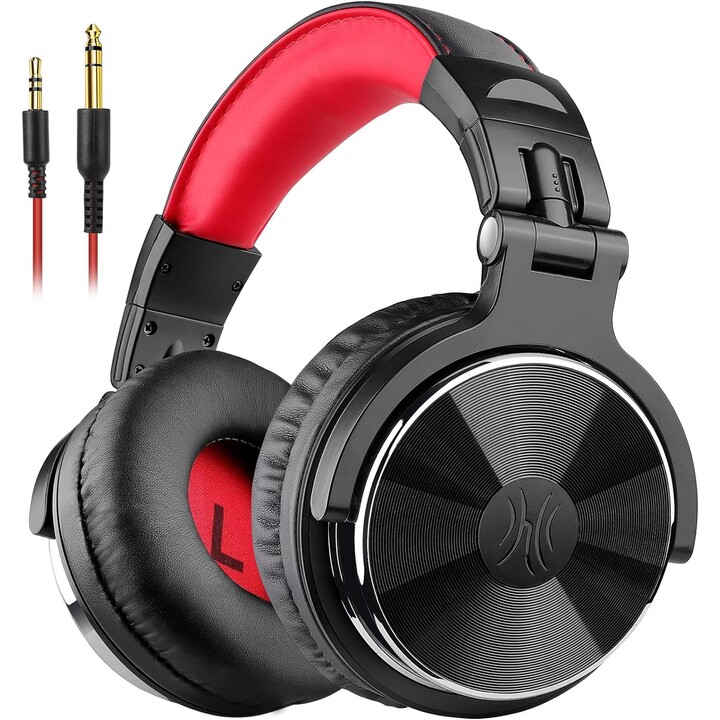 OneOdio Pro10 Noir/Rouge - Casque d'écoute