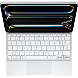 Custodia Apple iPad Magic Keyboard per iPad Pro 11 (M4), trackpad integrato, tedesco - bianco