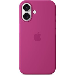 Capa de silicone Apple iPhone 16 com MagSafe - Fúcsia