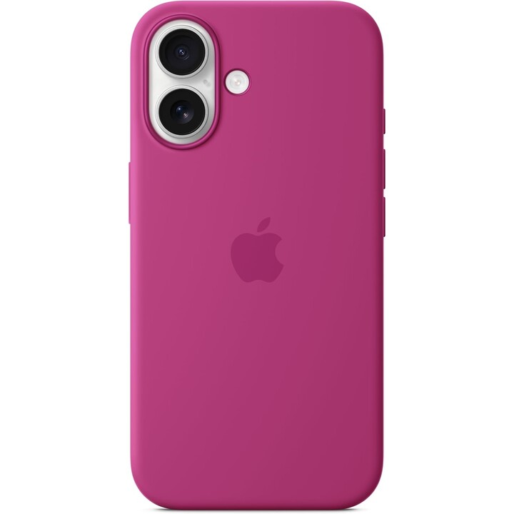 Funda de Silicona Apple iPhone 16 con MagSafe - Fucsia