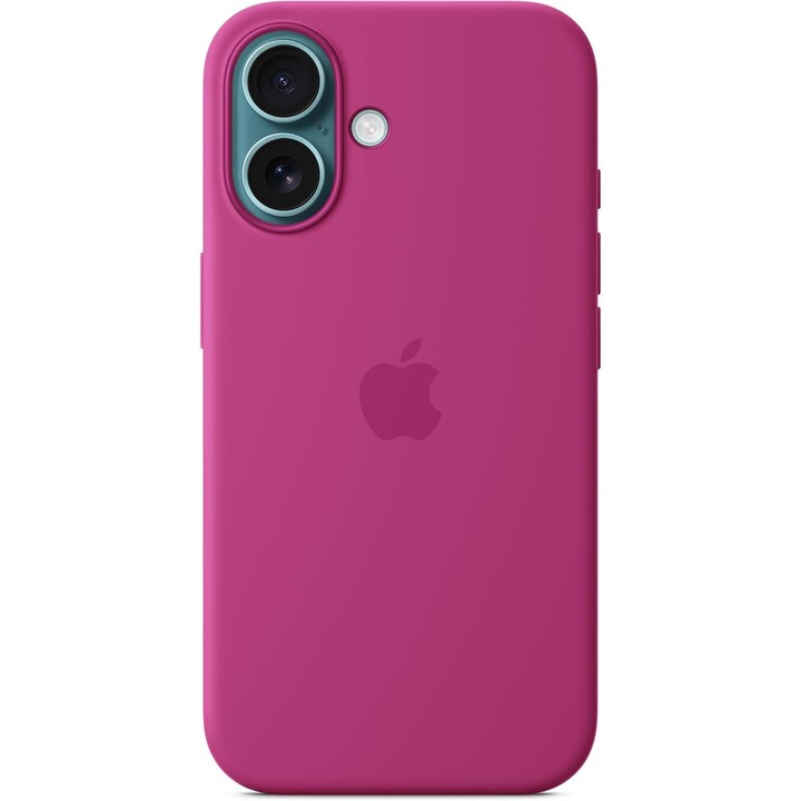 Funda de Silicona Apple iPhone 16 con MagSafe - Fucsia