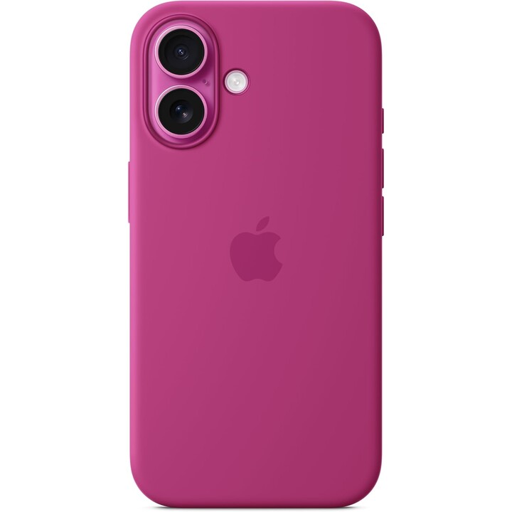Funda de Silicona Apple iPhone 16 con MagSafe - Fucsia