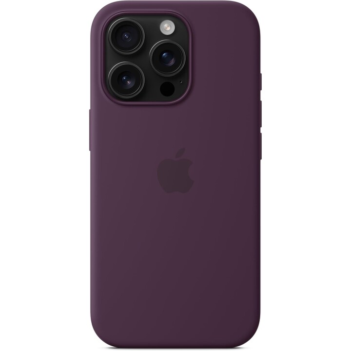 Funda de Silicona Apple iPhone 16 Pro con MagSafe - Ciruela