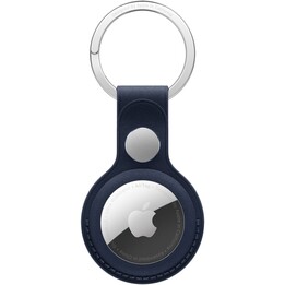 Porte-clés tressé Apple Fine pour AirTag, Bleu profond