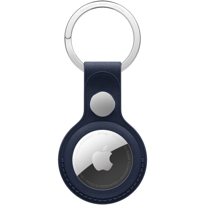 Apple Llavero fino trenzado para AirTag, azul intenso