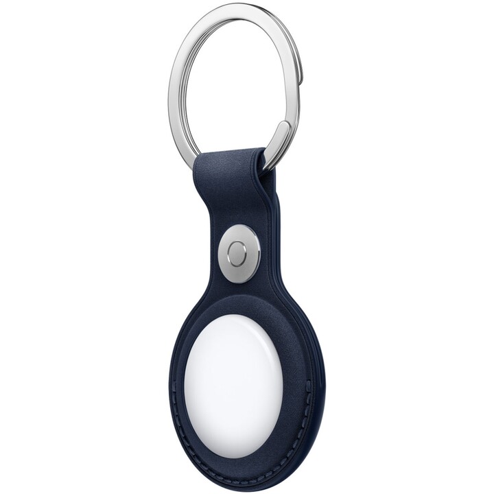 Apple Llavero fino trenzado para AirTag, azul intenso