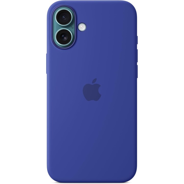 Custodia in silicone per Apple iPhone 16 Plus con MagSafe - Blu oltremare