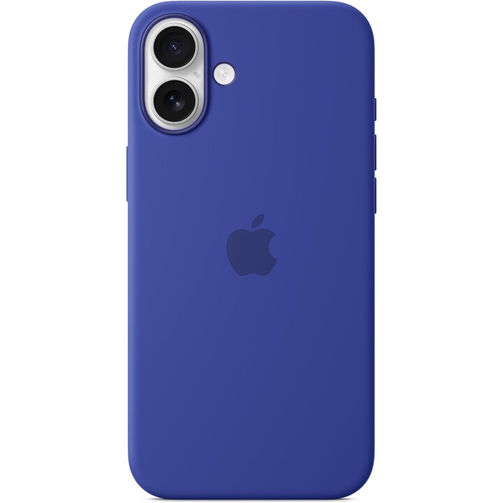 Custodia in silicone per Apple iPhone 16 Plus con MagSafe - Blu oltremare