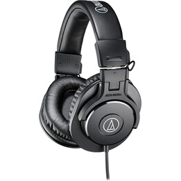 Audio-Technica M30x Professional Studio Headphones para gravação em estúdio, criadores, podcasts, pretos