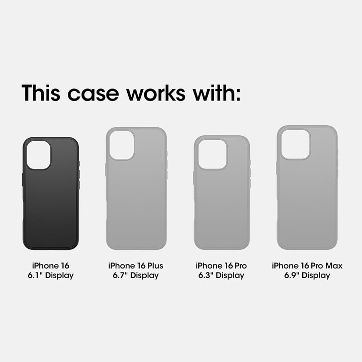 Custodia OtterBox Prefix Series per iPhone 16, Magsafe, antiurto, anticaduta, viola