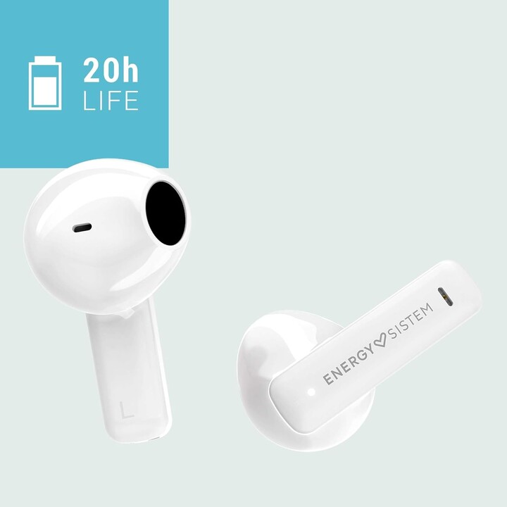 Energy Sistem Auriculaire intra-auriculaire + micro streetmusic tws bluetooth blanc