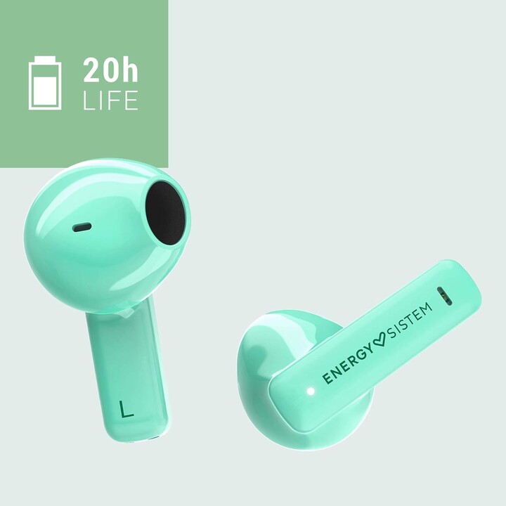 Energy Sistem Auricular intra-auricular + microfone streetmusic tws bluetooth mint