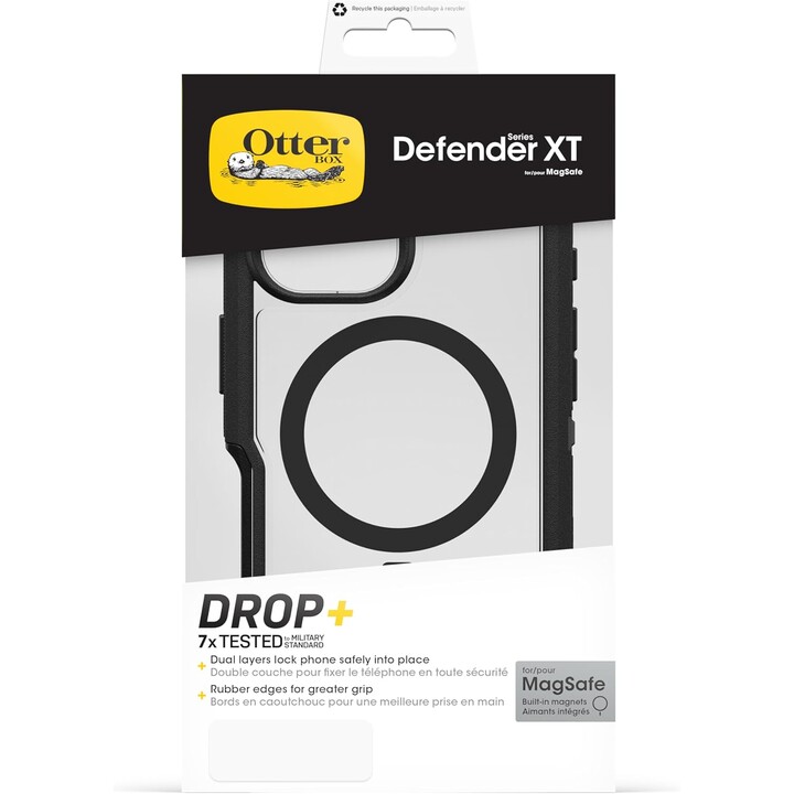 OtterBox Defender XT Clear Apple iPhone 16 Dark Side - clear/black
