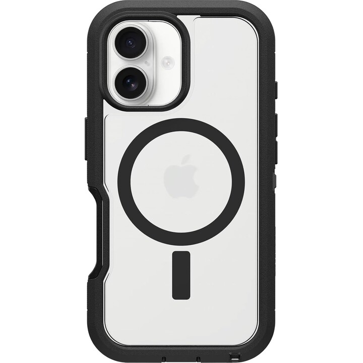 OtterBox Defender XT Clear Apple iPhone 16 Dark Side - transparente/negro