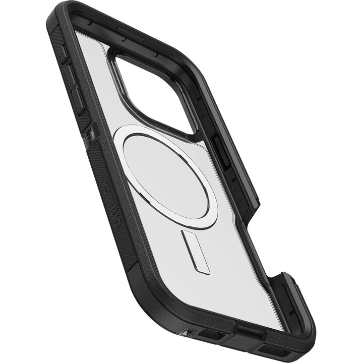 OtterBox Defender XT transparente Apple iPhone 16 Pro Max lado escuro - transparente/preto
