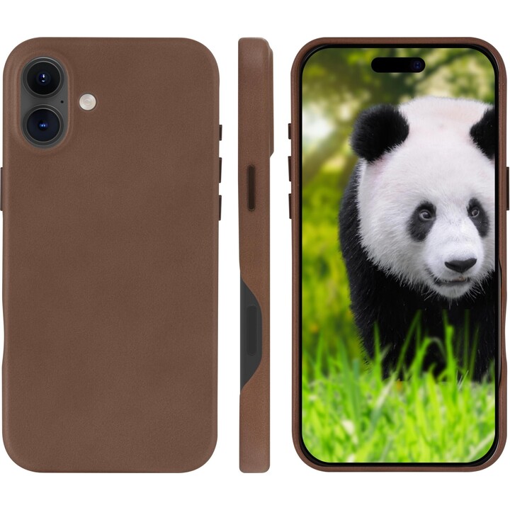 dbramante1928 Buchcover Lynge iPhone 16 Plus Braun