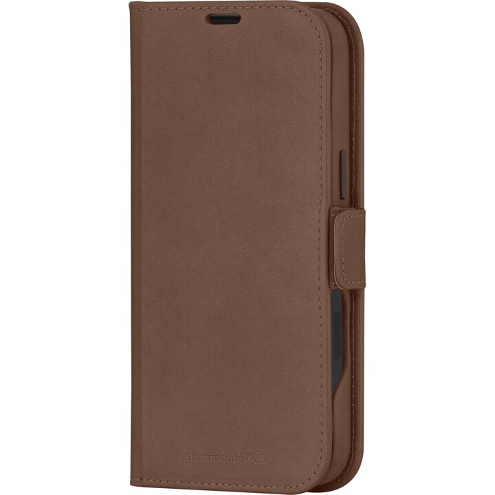 dbramante1928 Funda Libro Lynge iPhone 16 Plus Marrón