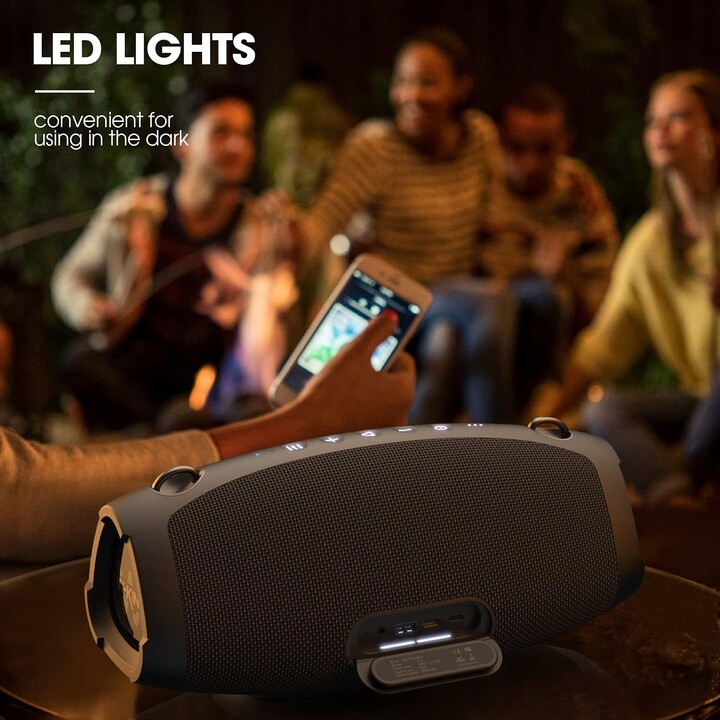 W-KING X10 70W Black Bluetooth 5.0 - Wireless Speakerphone