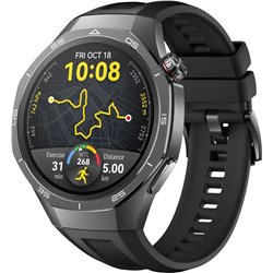 HUAWEI Watch GT5 Pro, écran 1,43, montre de sport de niveau professionnel, suivi de santé, ECG, 46 mm, noir