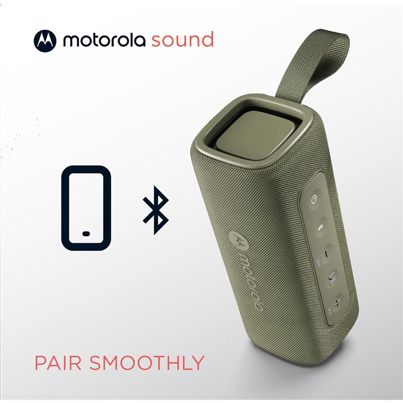 Motorola Rokr 600 30W IP67 Altavoz Bluetooth Verde