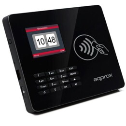 APPROX appATTENDANCE02NF biometrisches Zeiterfassungsgerät schwarz