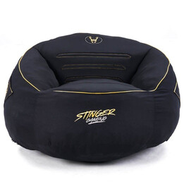 Woxter Stinger Gaming Sitzsack / mit Füllung / Schwarz und Gold