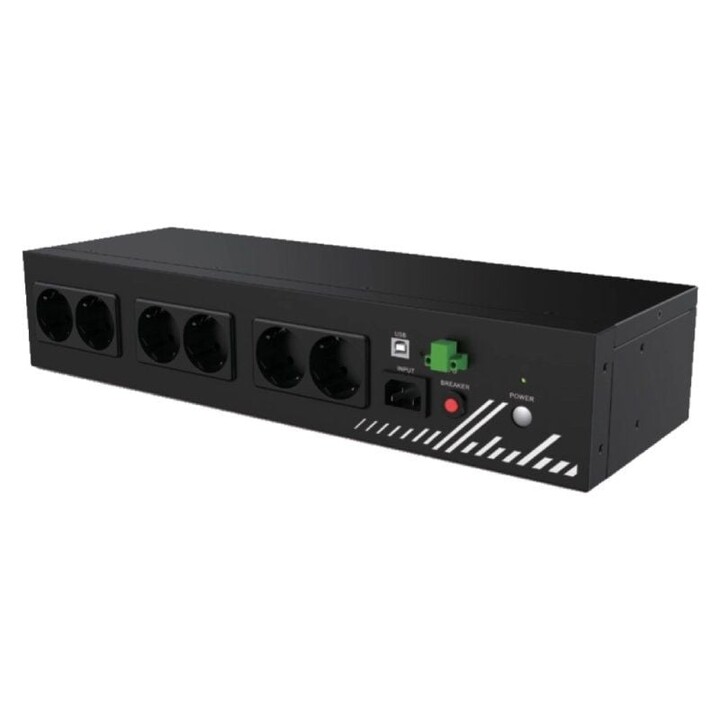 Phasak COMPACT 800 VA/ 9A/ 8x Schuko/ 2U Rack Format Power Distribution Unit