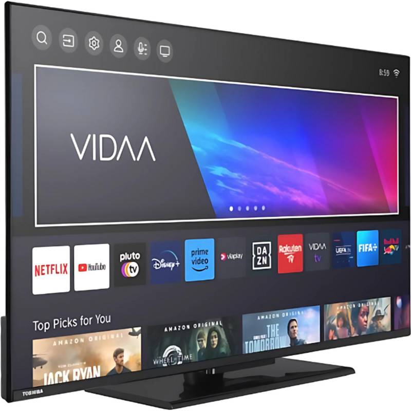 Toshiba 55UV3463DG 55 4K UHD DLED Smart TV Schwarz - Fernseher