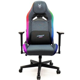 Sedia da gaming Woxter Stinger Station Elite/Luci LED/Blu e rosa