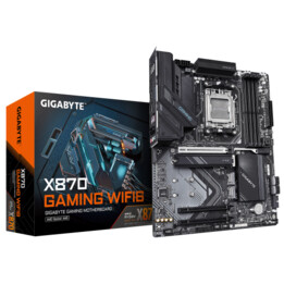 Gigabyte X870 Gaming Wifi6 Placa Base - Compatible Con Cpus Amd Ryzen 9000, Vrm De 8+2+2 Fases, Hasta 8000mhz Ddr5 (oc), 1x Pcie