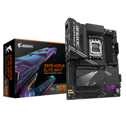 Gigabyte X870 A Elite Wifi7 Motherboard - Compatible With Amd Ryzen 9000 Cpus, 16+2+2 Phase Vrm, Up To 8000mhz Ddr5 (oc), 4xpcie