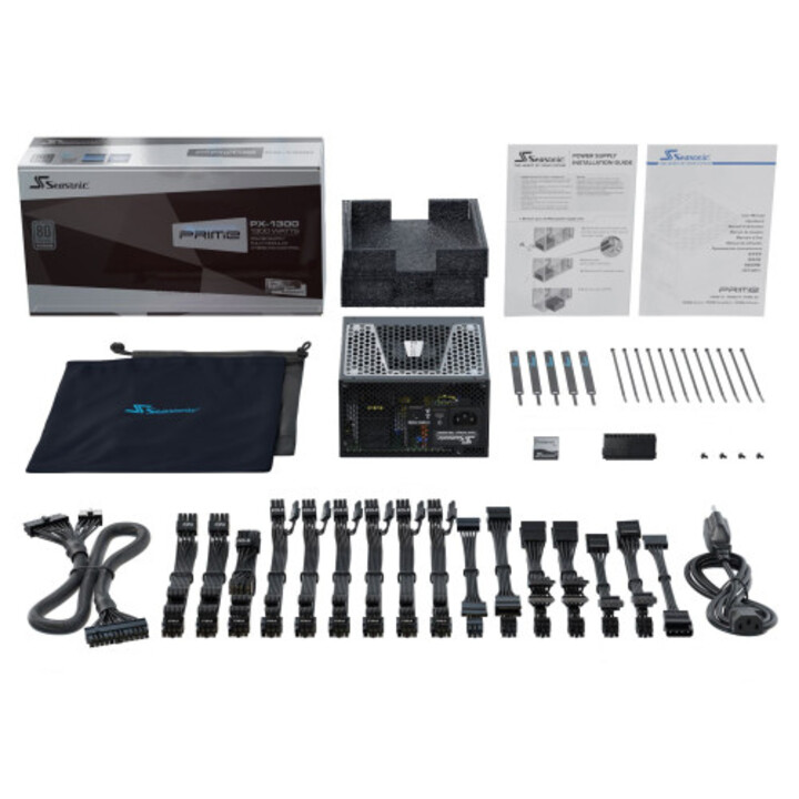 Fonte de alimentação Seasonic Prime-tx-1300 1300 W 20+4 pinos ATX ATX preto