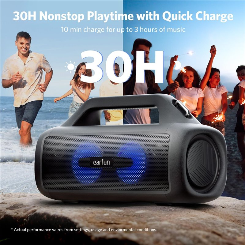 EarFun UBOOM X 80W Bluetooth 5.3 - Altavoz